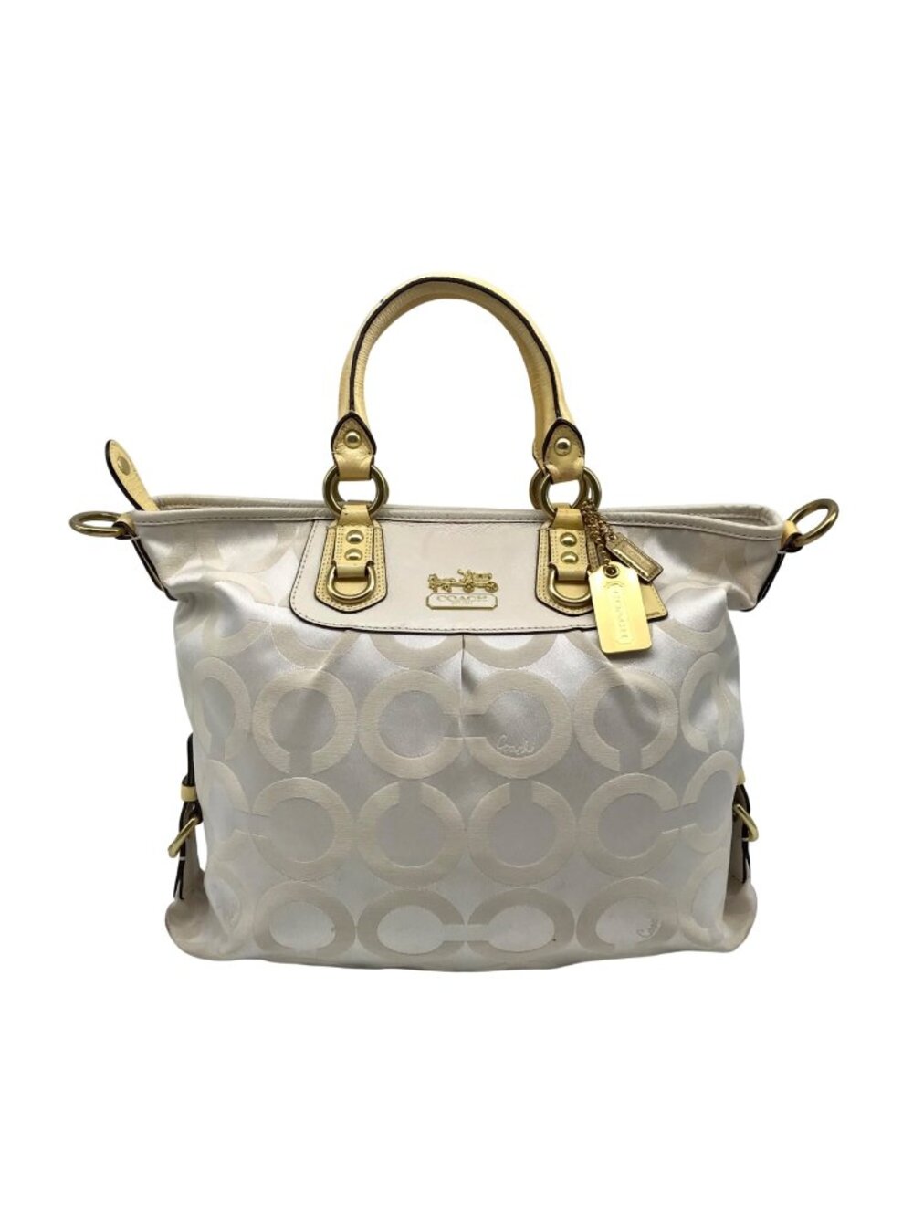 Coach Off -White Madison Sabrina Satchel Bag